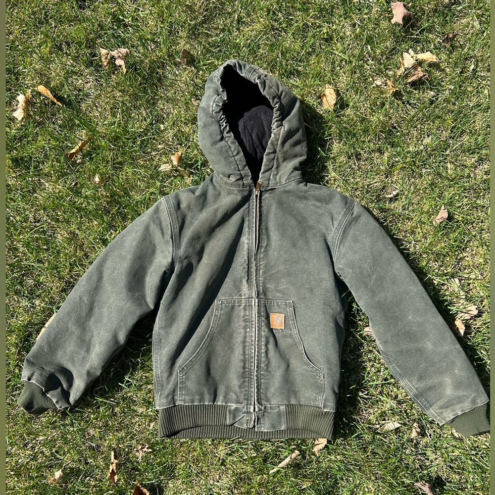 Green carhartt jacket
